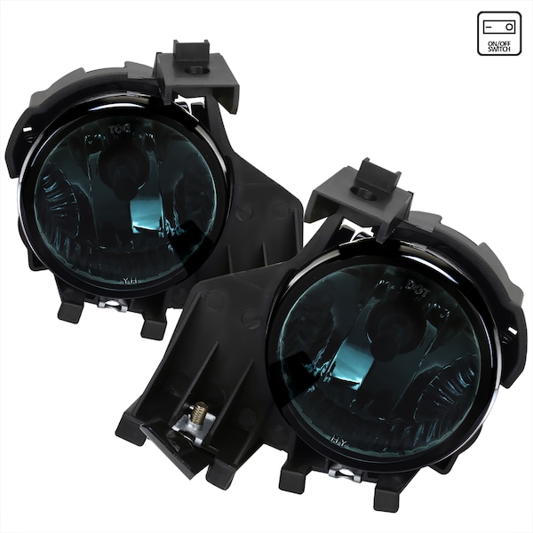 Spec-D Tuning Subaru Impreza Fog Lights With Smoked Lens 08-11 LF-WRX08GOEM-HZ - main